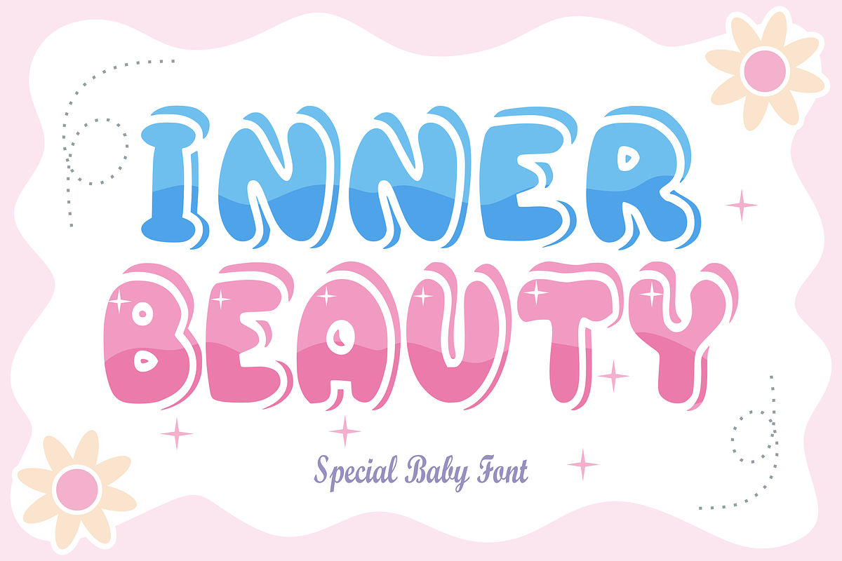 Baby Toys - Cartoon Font Types, a Font by KiddoGlyphs Studio (Photo 3 of 3)