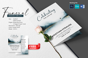 Funeral Program And Prayer Card
