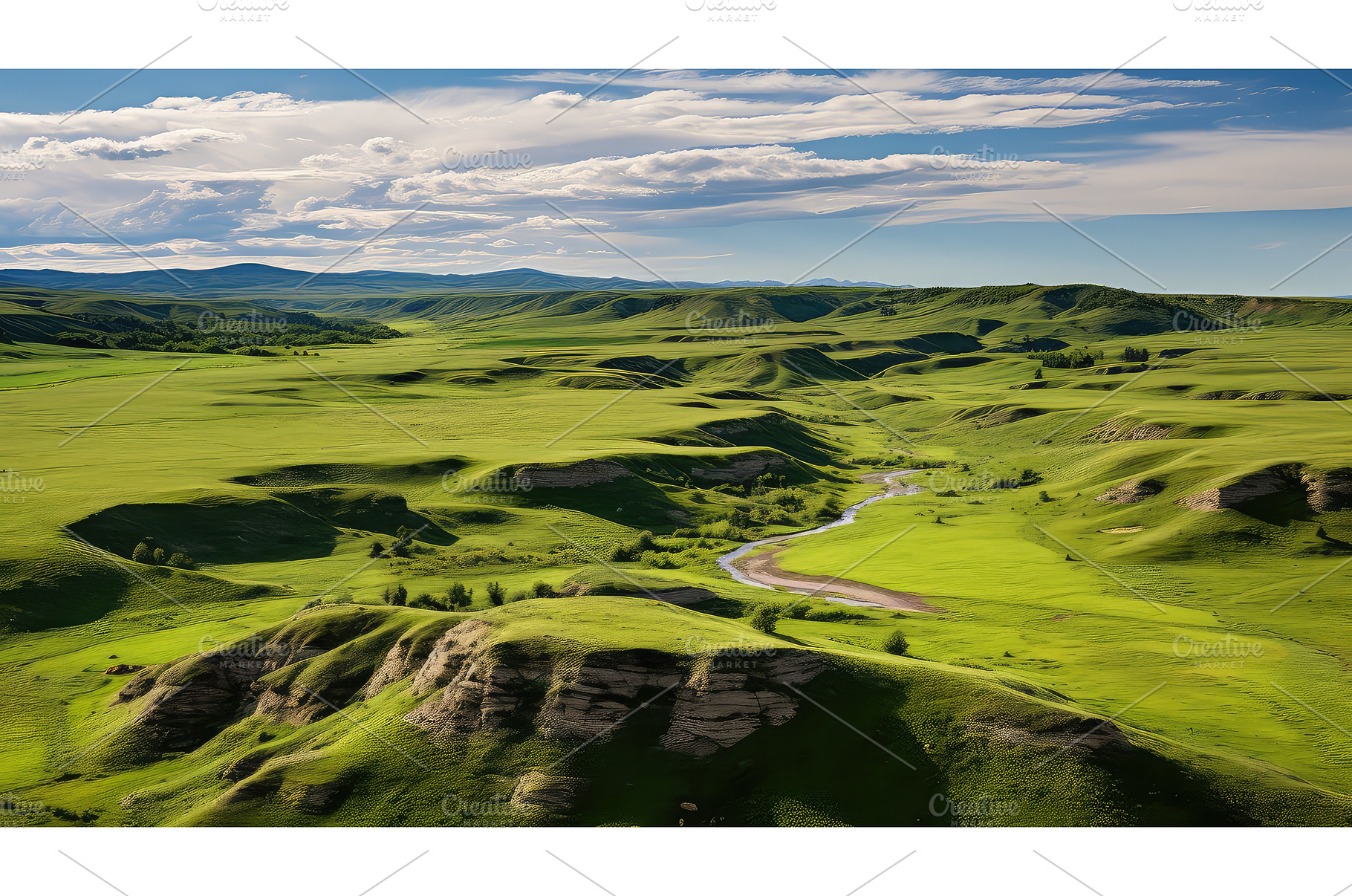 scenery butte hills landscape ai, a Background Photo by pikepicture
