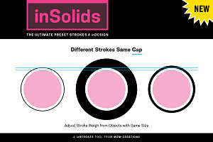 InSolids - Preset Strokes 4 InDesign