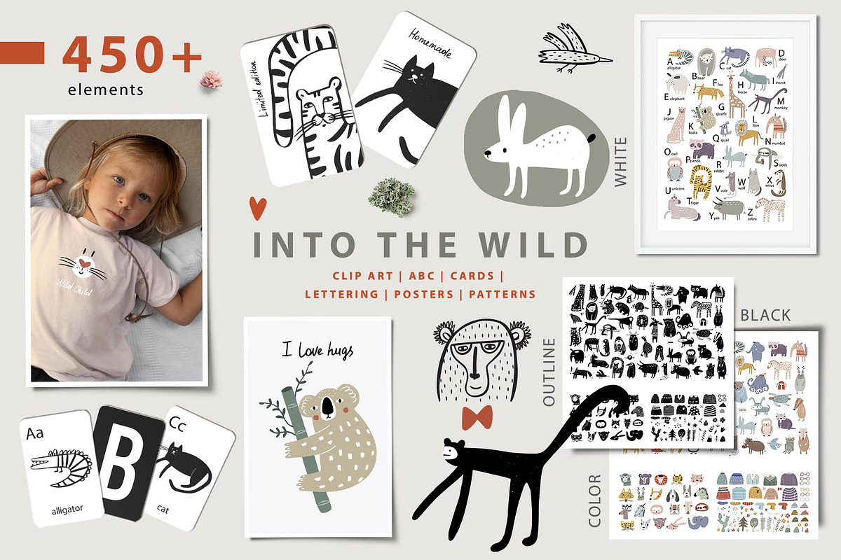 Whole Shop Bundle | 6166 elemennts, an Animal Illustration by Oksana Stepova (Photo 3 of 26)
