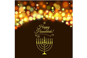 Hanukkah background
