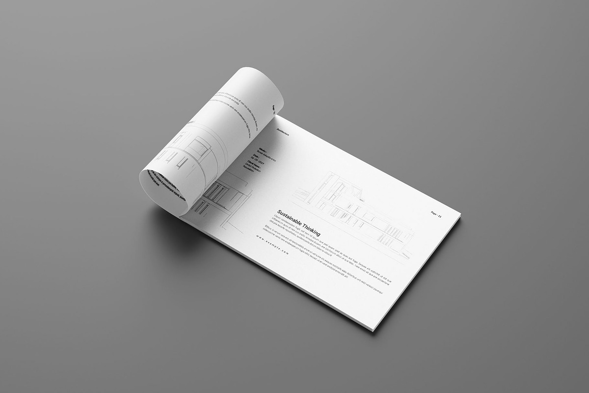 Architecture Landscape Template, a Brochure Template by Seeing-art (Photo 6 of 10)