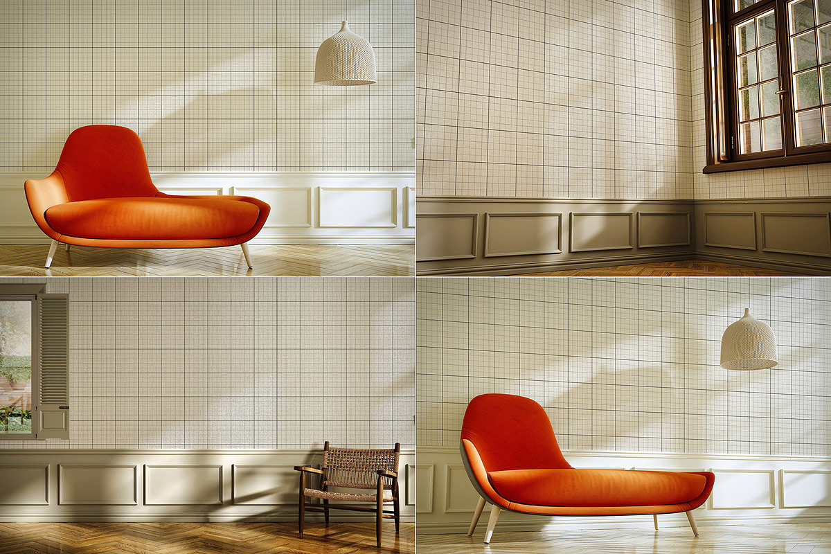 Indoor Wall Paper Mockups, a Product Mockup by Luuqas Design (Photo 5 of 5)