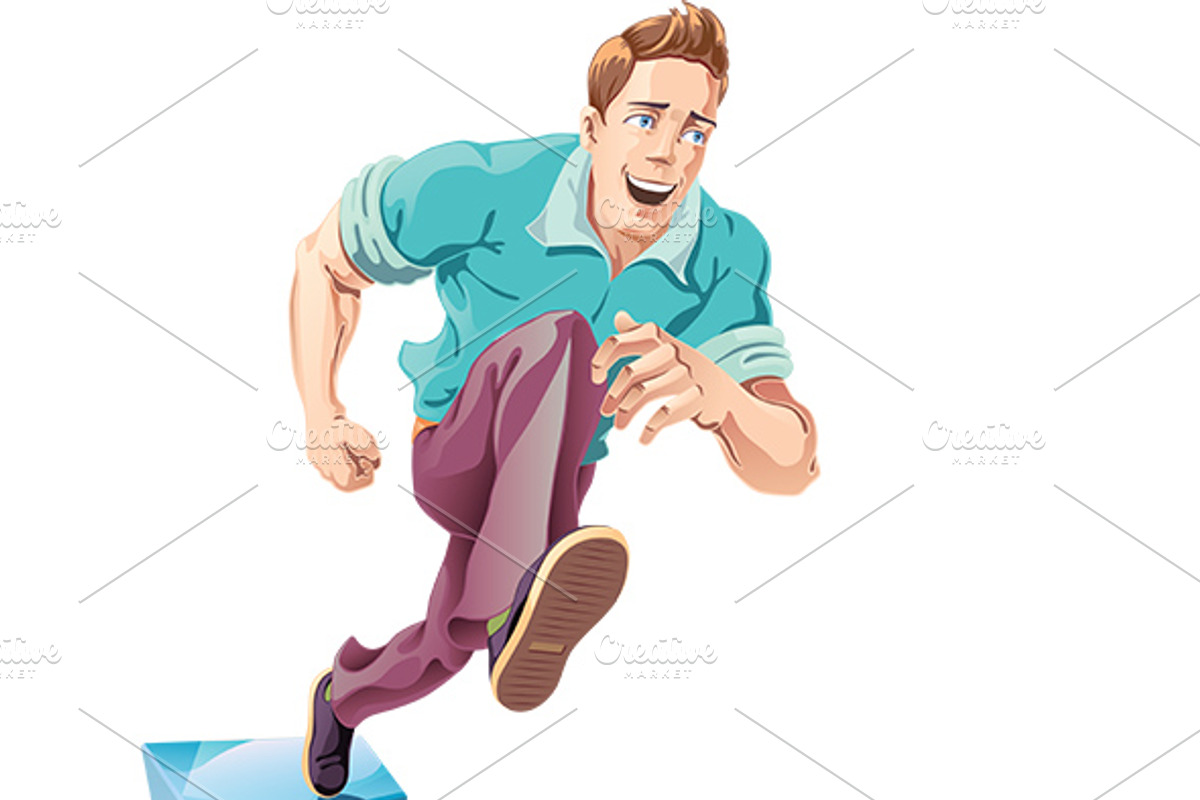 Jumping Up, an Illustration by LEKS illustrations (Photo 3 of 4)