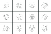 Minimal Wolf Logo Pack, a Branding & Logo Template by Logosava (Thumbnail 6 of 6)