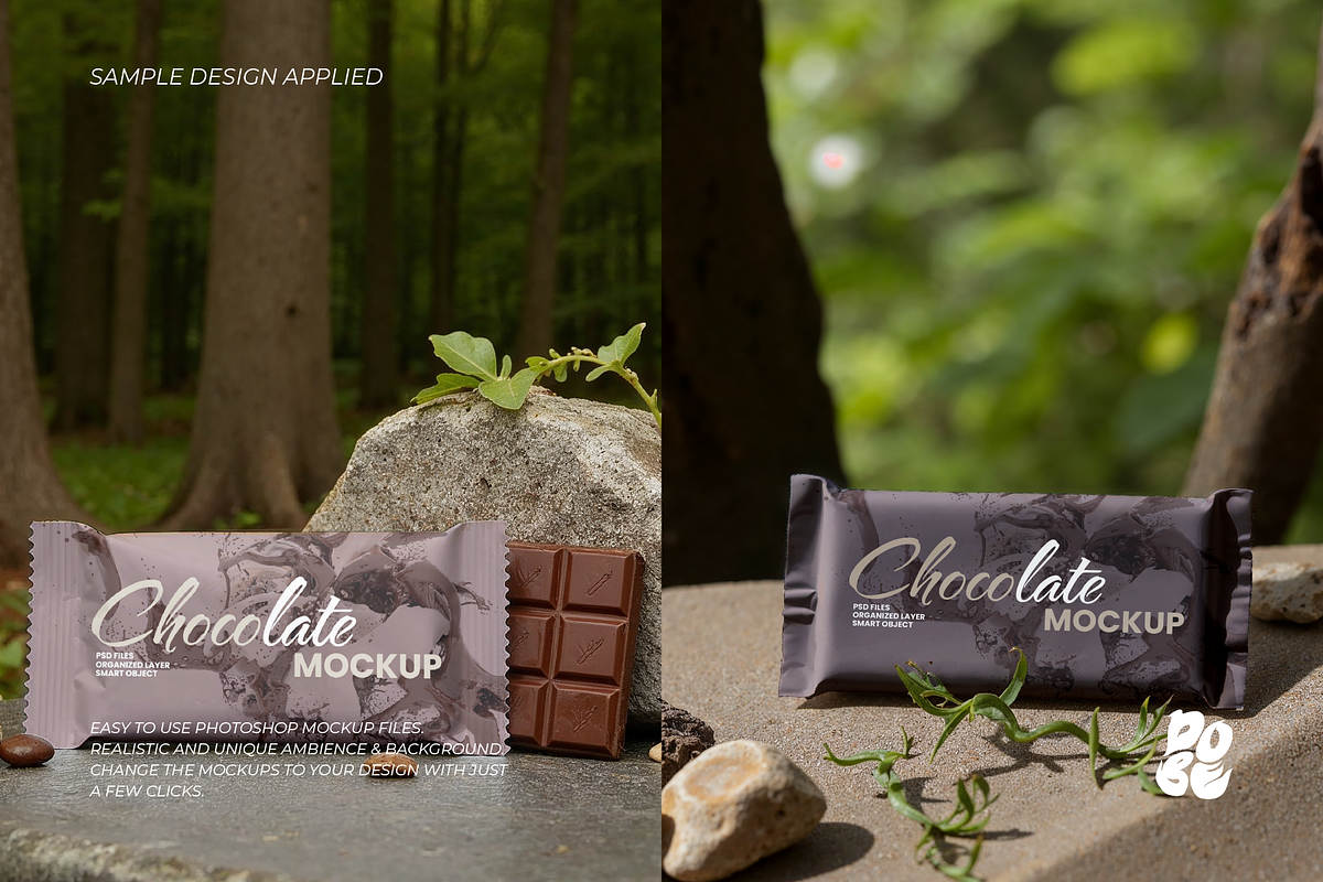 Choco Packaging Mockup Set - Vol 1, a Product Mockup by DOBE Studio (Photo 3 of 3)