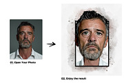 Watercolor Cartoon Portrait Art, an Action Add-On by MRI STUDIO (Thumbnail 6 of 24)