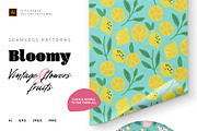 Bloomy — Vintage Patterns Collection, a Pattern Graphic by Designnina Shop (Thumbnail 11 of 11)