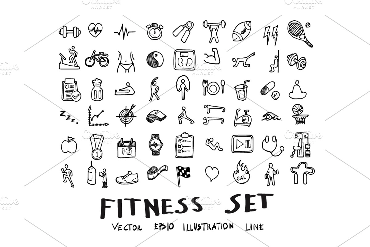 4700 Hand Drawn doodle Icons, an Outline Icon by TKDoodle (Photo 3 of 64)