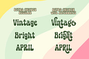 Retro Chicken - Cute Vintage Font, a Handwritten Font by Airotype (Thumbnail 2 of 15)