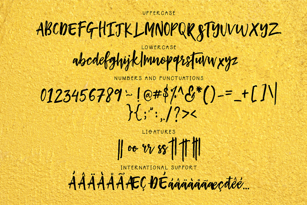 Hey Buttercup! Font + Extras preview 8