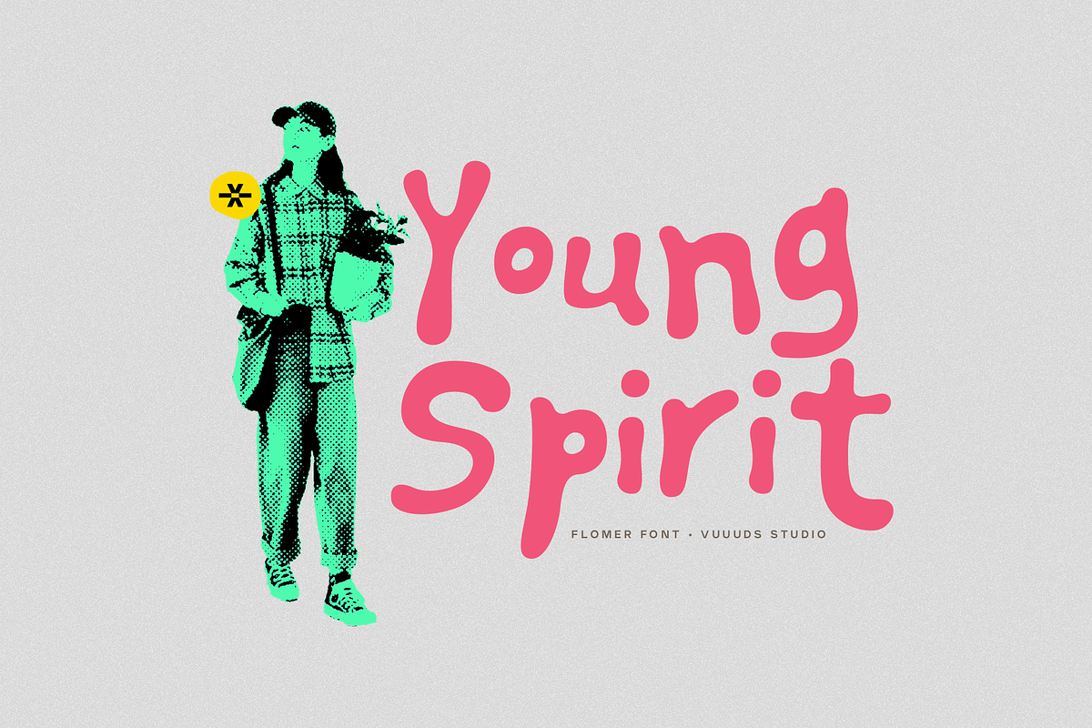 Flomer, a Sans Serif Font by vuuuds (Photo 2 of 8)