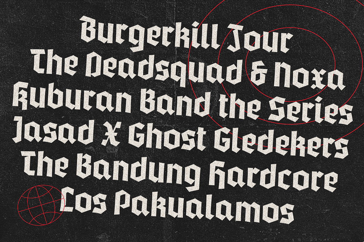 Glofters Blackletter Display Font, a Blackletter Font by Martype Co (Photo 8 of 11)