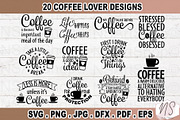 Coffee SVG Bundle, Coffee Quotes SVG, an Illustration by NS Arts Shop (Thumbnail 1 of 6)