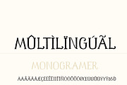Monogramer. Hand-Drawn Serif Font, a Serif Font by LABFcreations (Thumbnail 2 of 13)