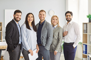 Confident Business Team Portrait, a Person Photo by StudioRomantic
