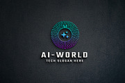 Artificial Intelligence Tech Logo, a Branding & Logo Template by Design_Planet (Thumbnail 4 of 4)