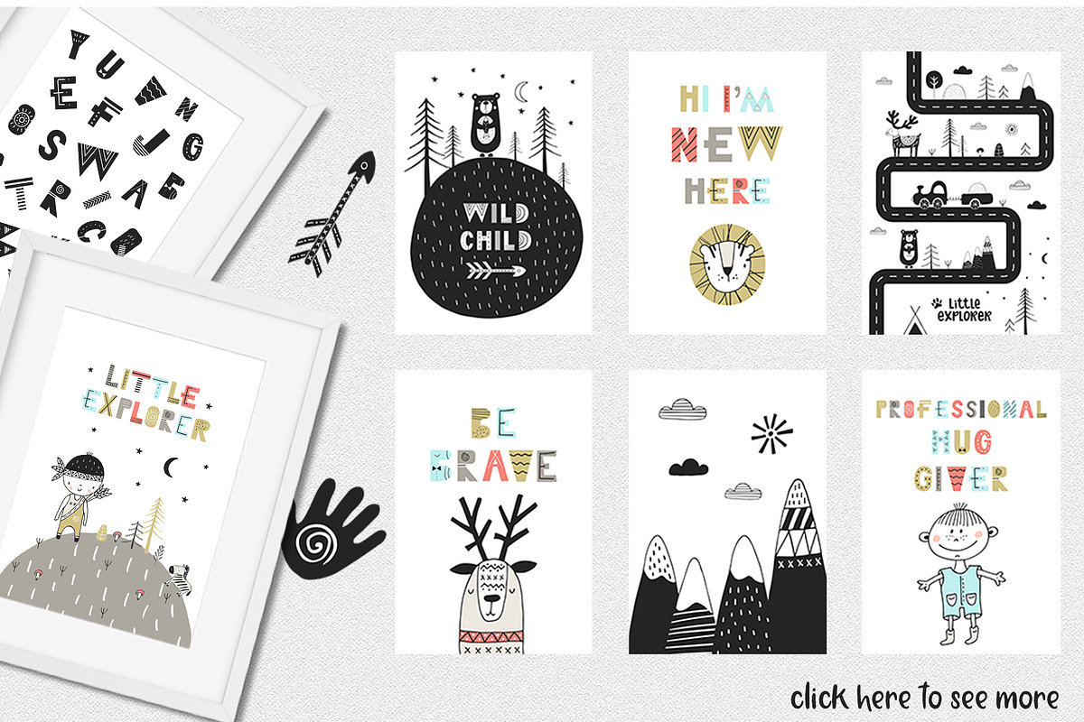 Nursery Posters, an Animal Illustration by Oksana Stepova (Photo 3 of 20)