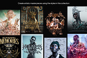Chrome Text Effects Bundle 02, a Layer Style Add-On by Hyperpix Productions (Thumbnail 4 of 48)
