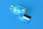 Credit Card Mockup, a Product Mockup by Graphicnugget (Thumbnail 1 of 8)