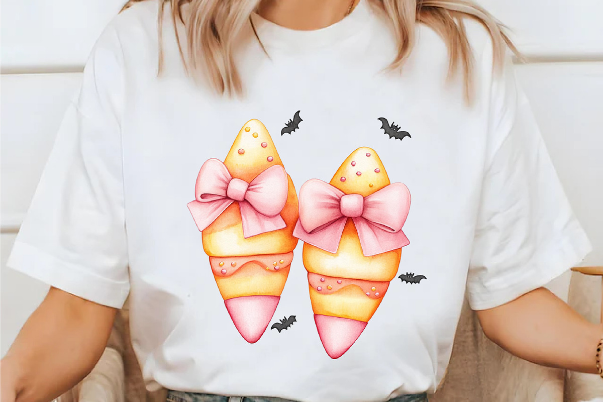 Preppy Pink Halloween Clipart, a Seasonal Illustration by designcity5 (Photo 3 of 5)