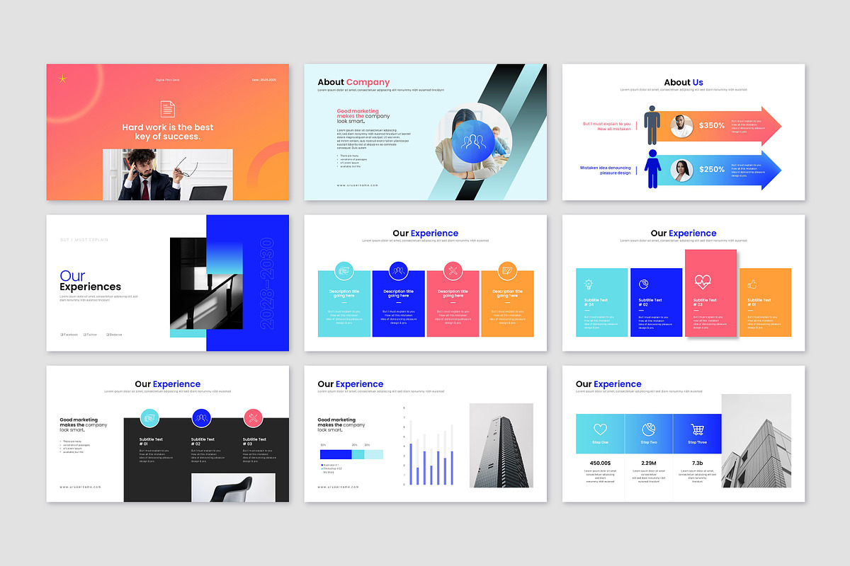 Business Pitch Deck Powerpoint, a Presentation Template by GoldenPixelStudio (Photo 9 of 26)