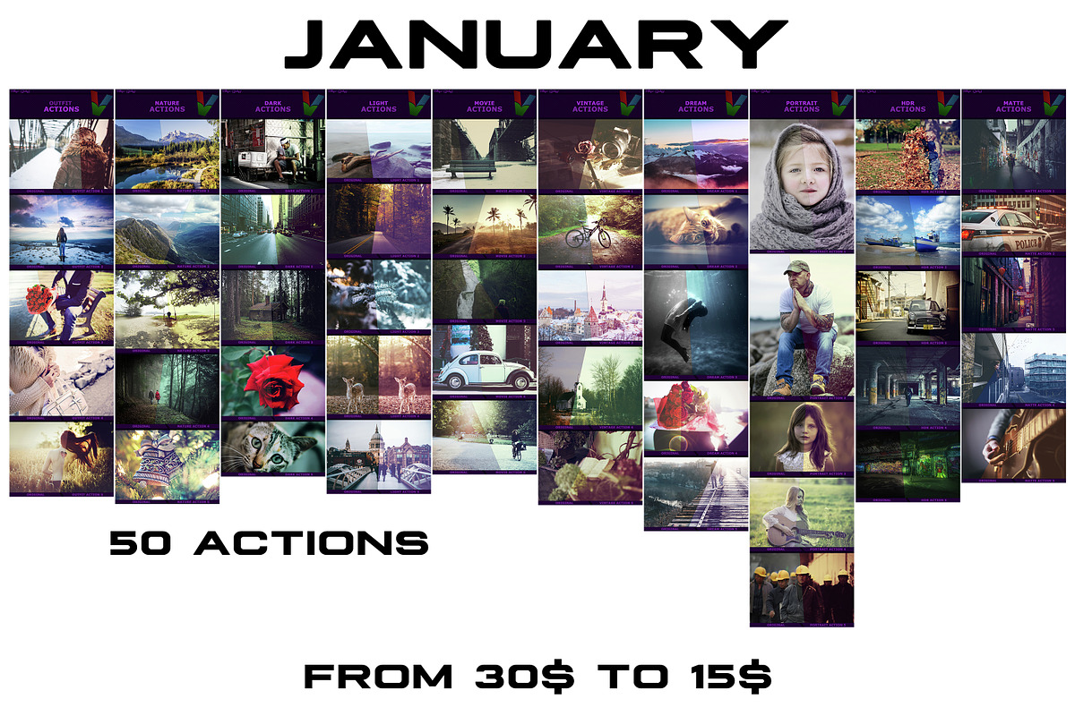 600+ Photoshop Actions + BONUS, an Action Add-On by Viktor Gjokaj (Photo 2 of 13)