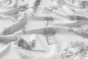 Watercolor Lavender Pattern, a Pattern Graphic by Lady Bruniere Design (Thumbnail 9 of 14)