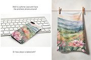Watercolor Mountain Landscapes Set 1, a Decorative Illustration by Kat's Artful Creations (Thumbnail 8 of 10)