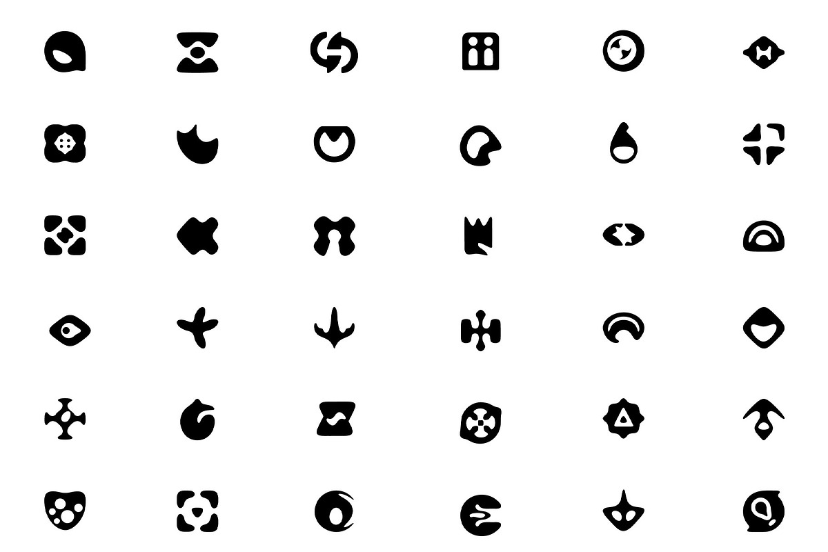 Abstract Symbols & Marks Collection, a Graphic by Graphicsfuel (Photo 3 of 14)