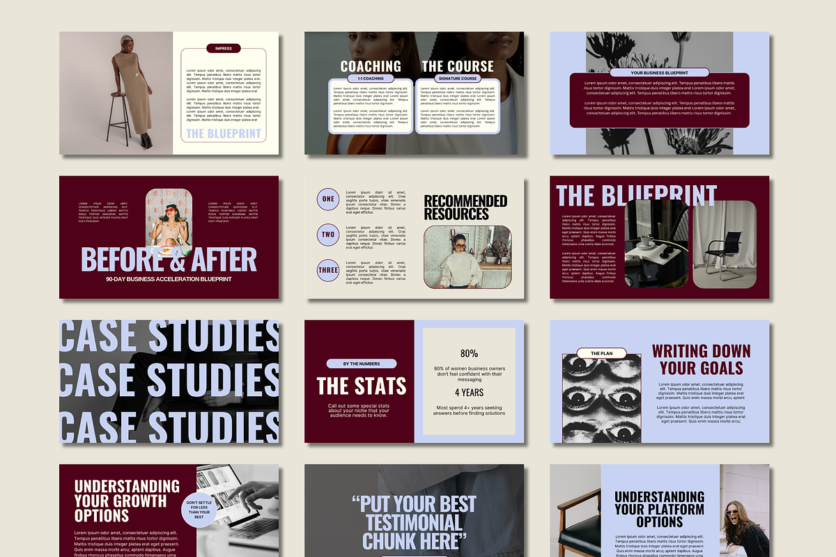 Bold Luxe Editorial Modern Canva, a Presentation Template by Solana Creative Co. (Photo 3 of 13)