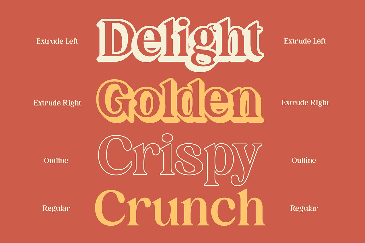 Jovelyn 3D, a Serif Font by Craft Supply Co. (Photo 2 of 9)