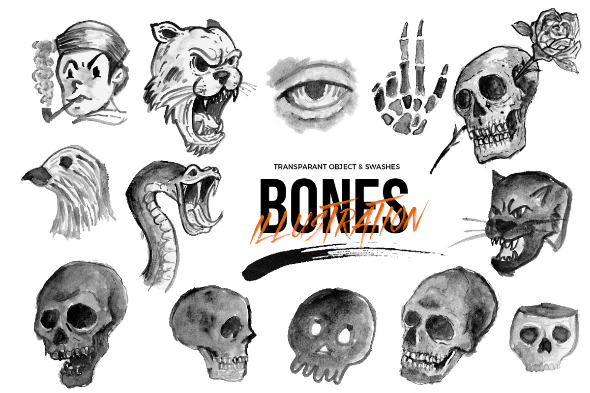 Beast SVG font & Graphics Pack preview 8