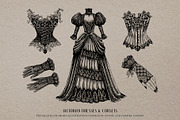 Gothic Fashion Illustration Set, an Object Graphic by Yevheniia (Thumbnail 3 of 7)