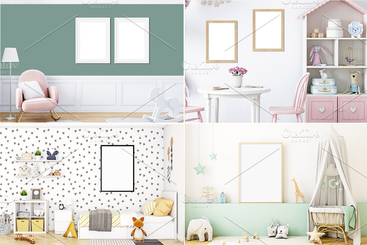 Kids Room Mockups - 51, a Print Template by Mockup Shop (Photo 5 of 6)