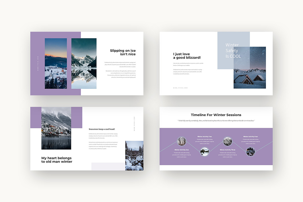 Fvio : Cozy Winter Powerpoint, a Presentation Template by Punkl Camp (Photo 3 of 16)