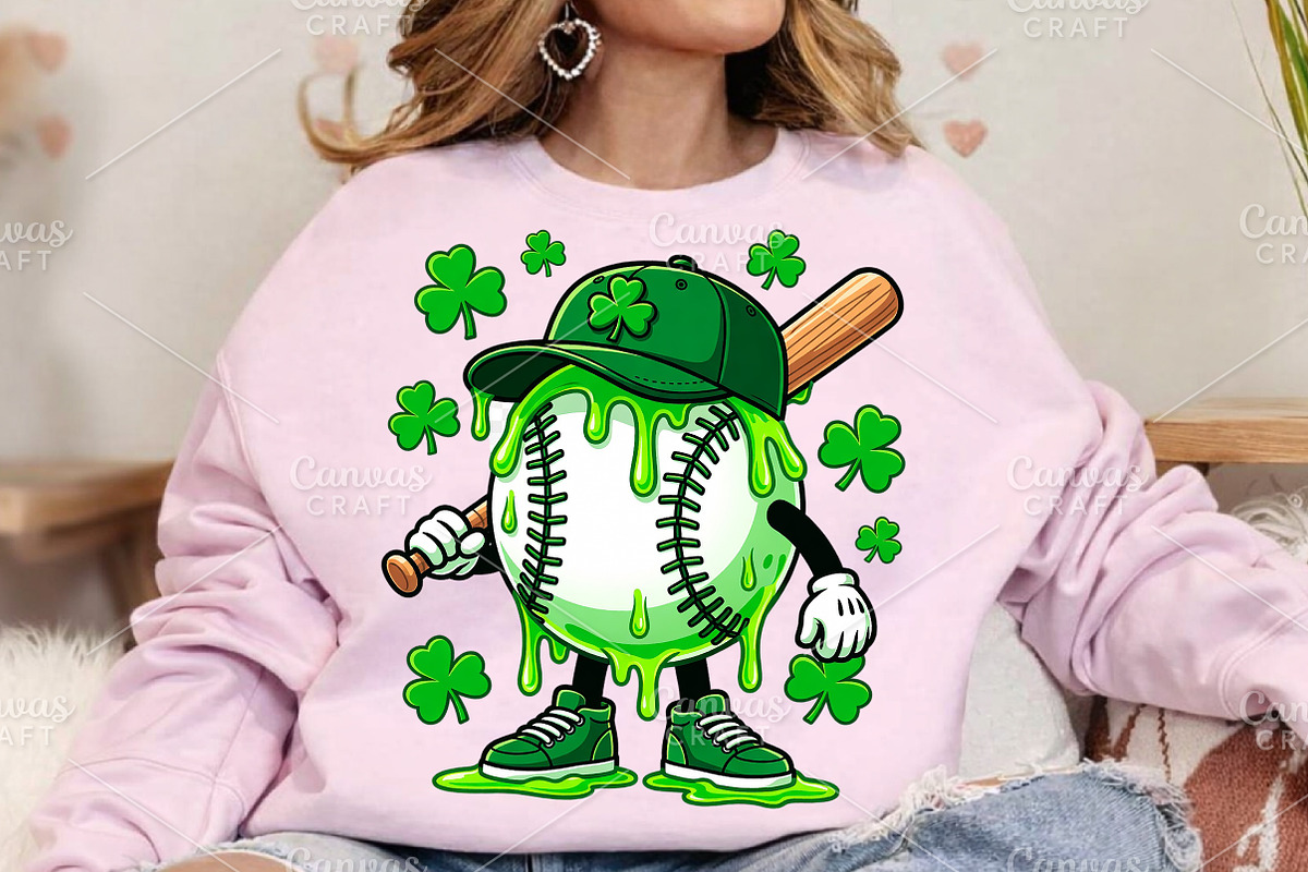 St. Patrick’s Day Baseball PNG, an Illustration by Canvas Craft (Photo 5 of 6)