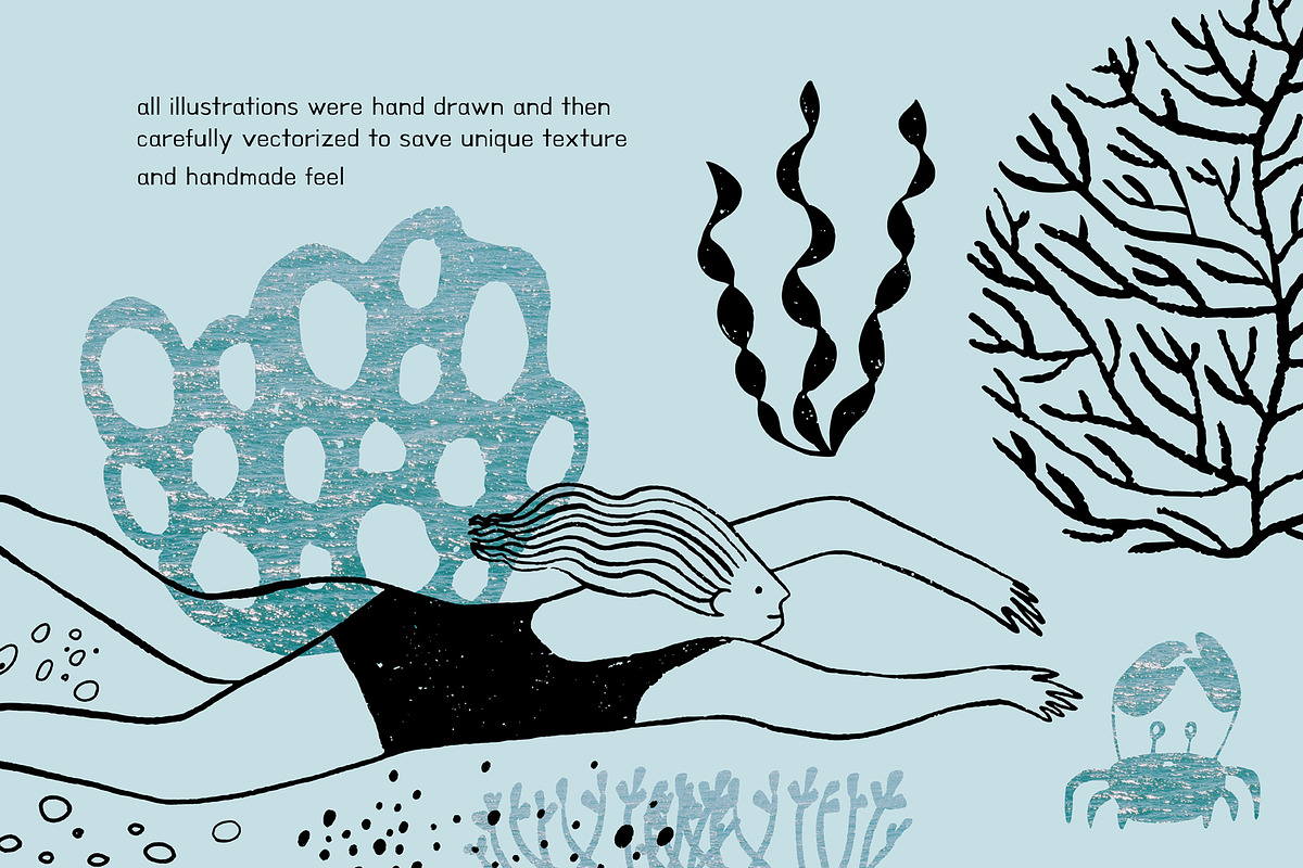 Deep Water - shapes and lines, a Seasonal Illustration by Annakniaz (Photo 10 of 16)