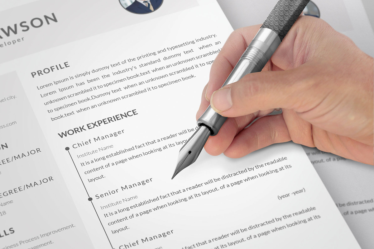Resume Template and Cover Letter, a Resume Template by designvillage (Photo 12 of 13)