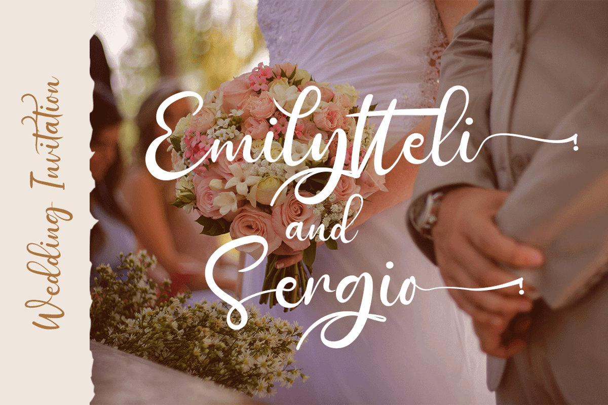 Adiystas, a Script Font by twinstd (Photo 6 of 12)