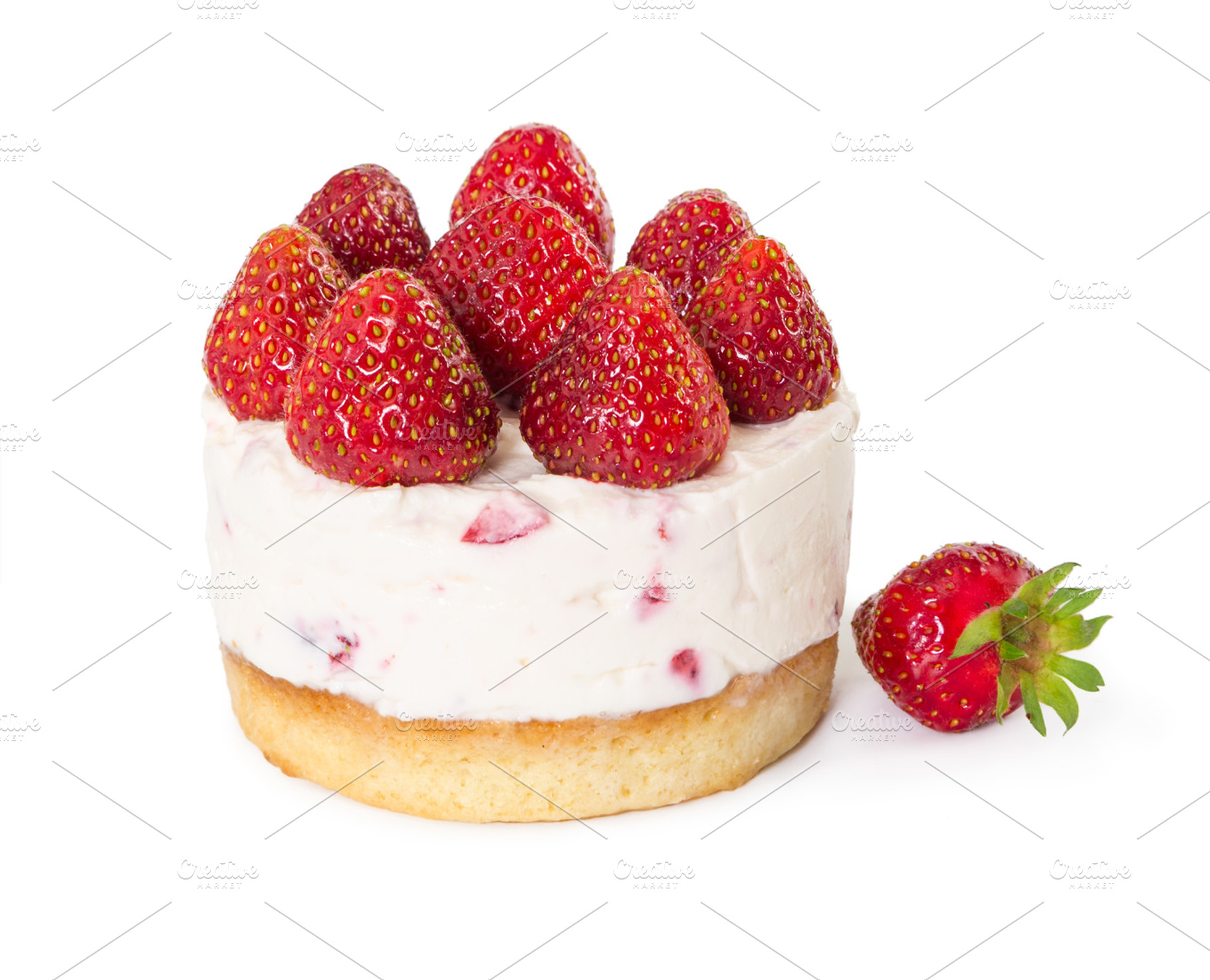 Delicious strawberry cheesecake stock photo containing cheesecake and, a Food & Drink Photo by Nataliia Pyzhova