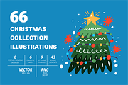 Christmas Doodles & Holiday Clipart, a Seasonal Illustration by Oktyabr (Thumbnail 8 of 8)