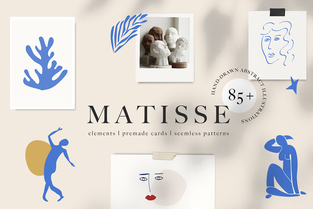 Matisse Inspired Abstract Bundle, a Decorative Illustration by millering (Photo 1 of 8)