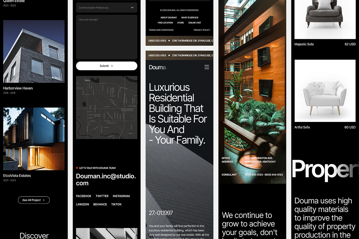 Douma - Real Estate Landing Page, a Landing Page Template by SundayWorkTeam (Photo 3 of 6)
