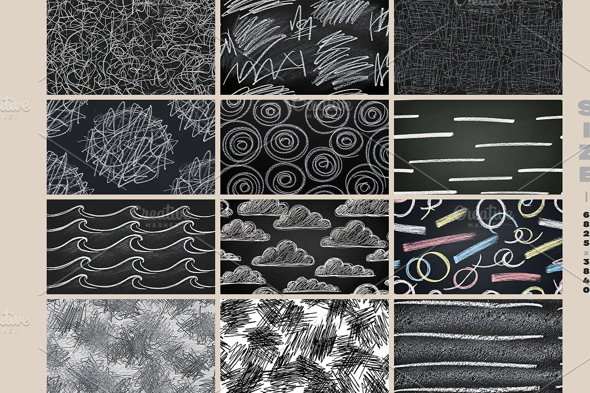 Naive Rough Childish Textures, a Texture Illustration by Shahjahangdb1 (Photo 2 of 6)