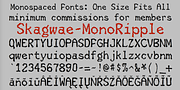 SkagwaeMono, a Sans Serif Font by Ingrimayne Type (Thumbnail 5 of 5)