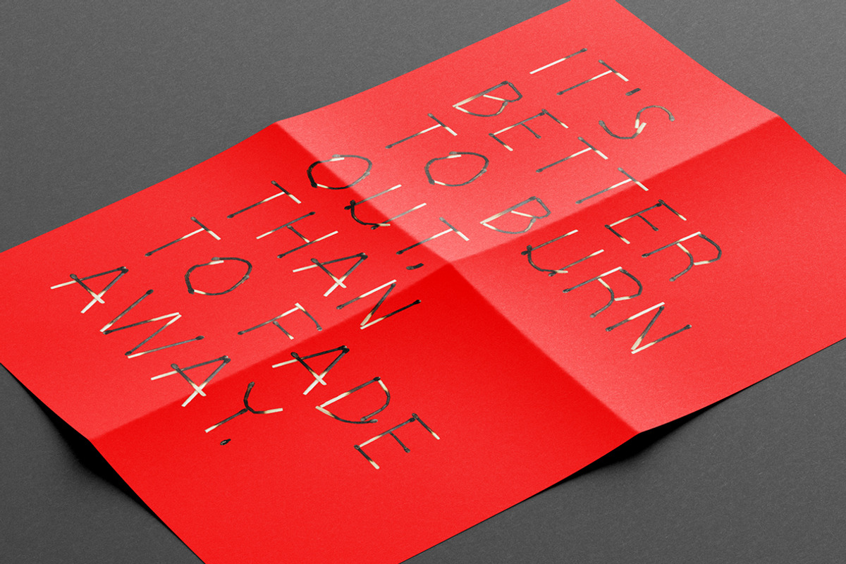 Matches Font, a Font by Handmadefont (Photo 6 of 9)