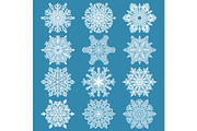 Snowflakes icon collection, an Outline Icon by RODINA (Thumbnail 1 of 3)