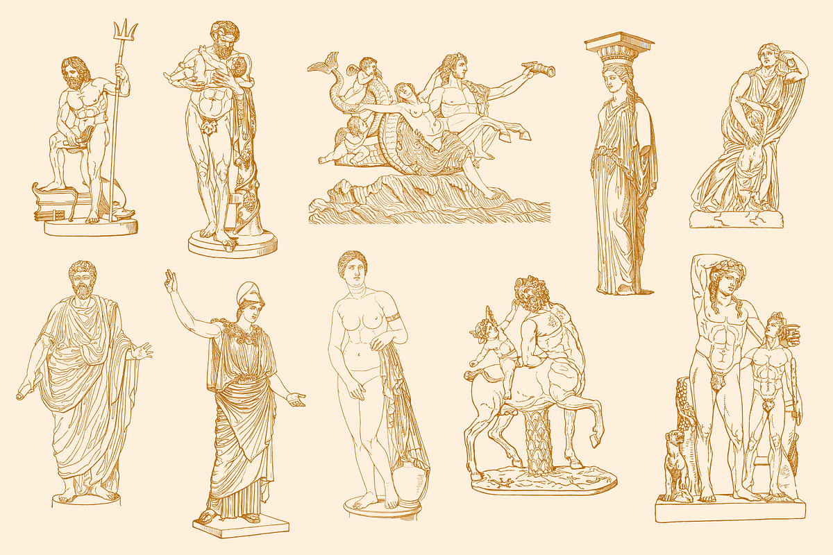 Pantheon - Greek & Roman Mythology, an Illustration by Graphic Goods (Photo 14 of 15)